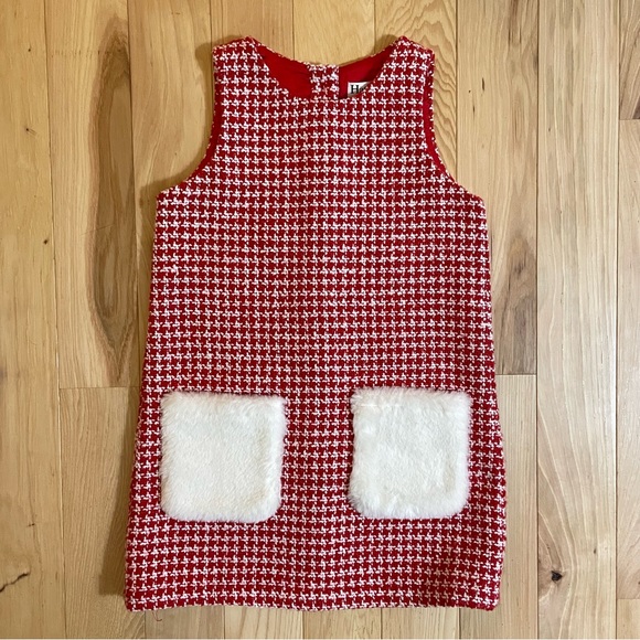 Hatley Herringbone Holiday Christmas Dress - Picture 1 of 5